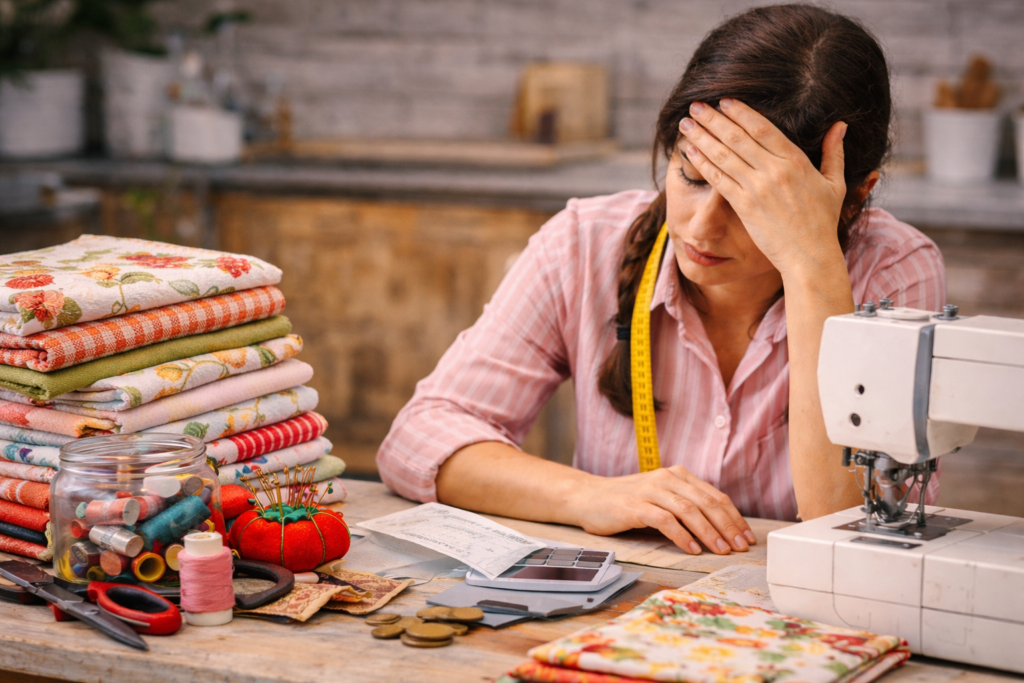 coisas que desvalorizam o trabalho da costureira